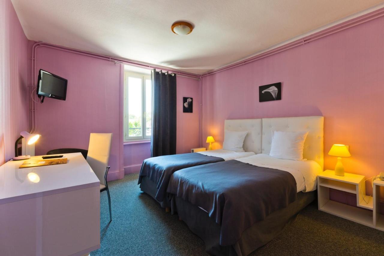 פונז'יבו Logis Hotel Restaurant De La Poste מראה חיצוני תמונה